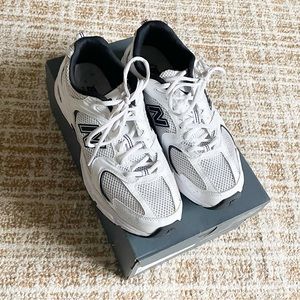 New Balance 530 Sneakers in White and Black